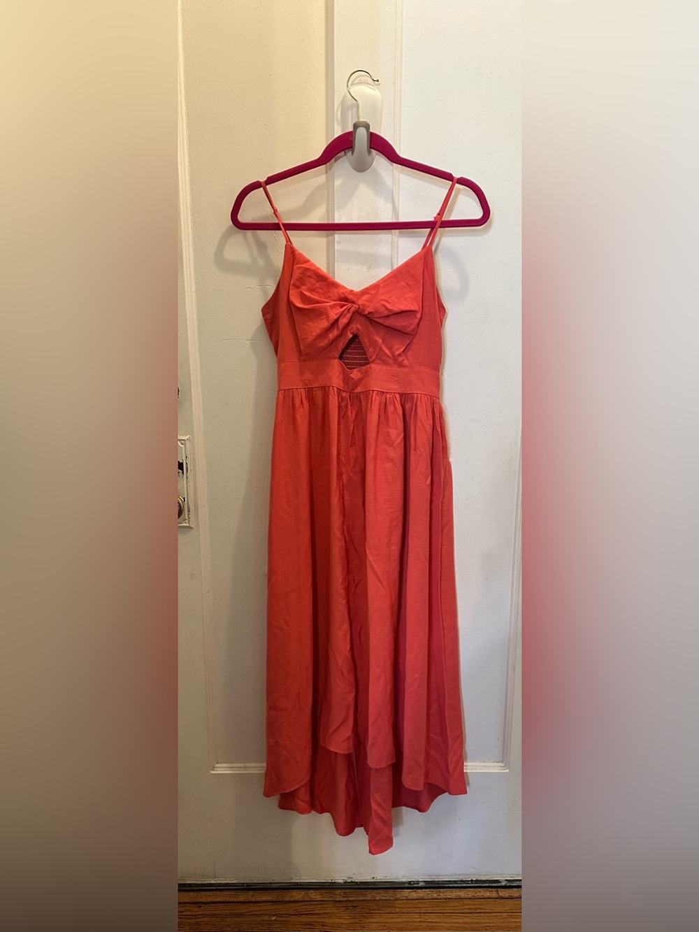 Nine West Coral-Red Sundress